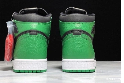 1 JORDAN PINE BLACK - RETRO HIGH GREEN 1122